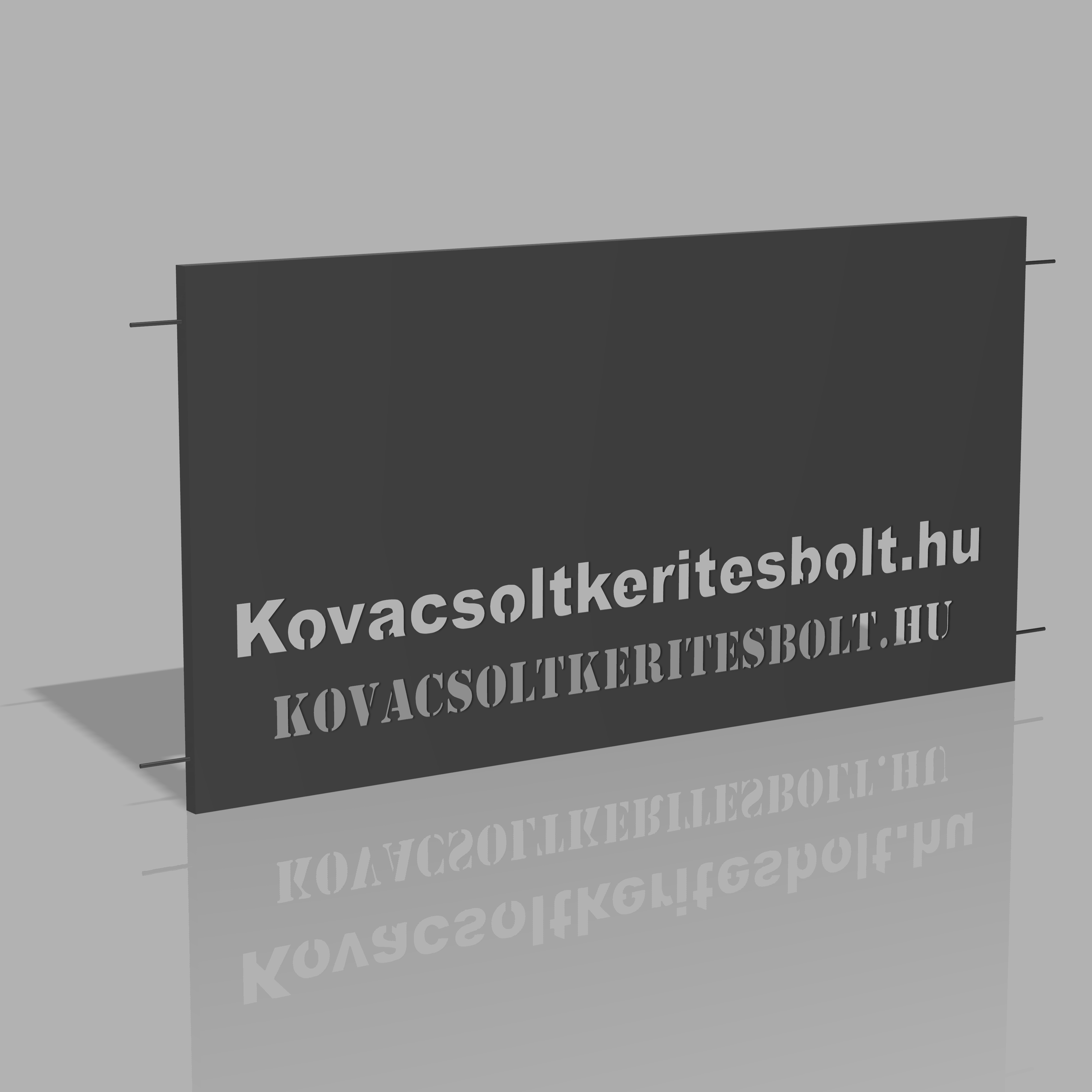 Logo kerítéselem